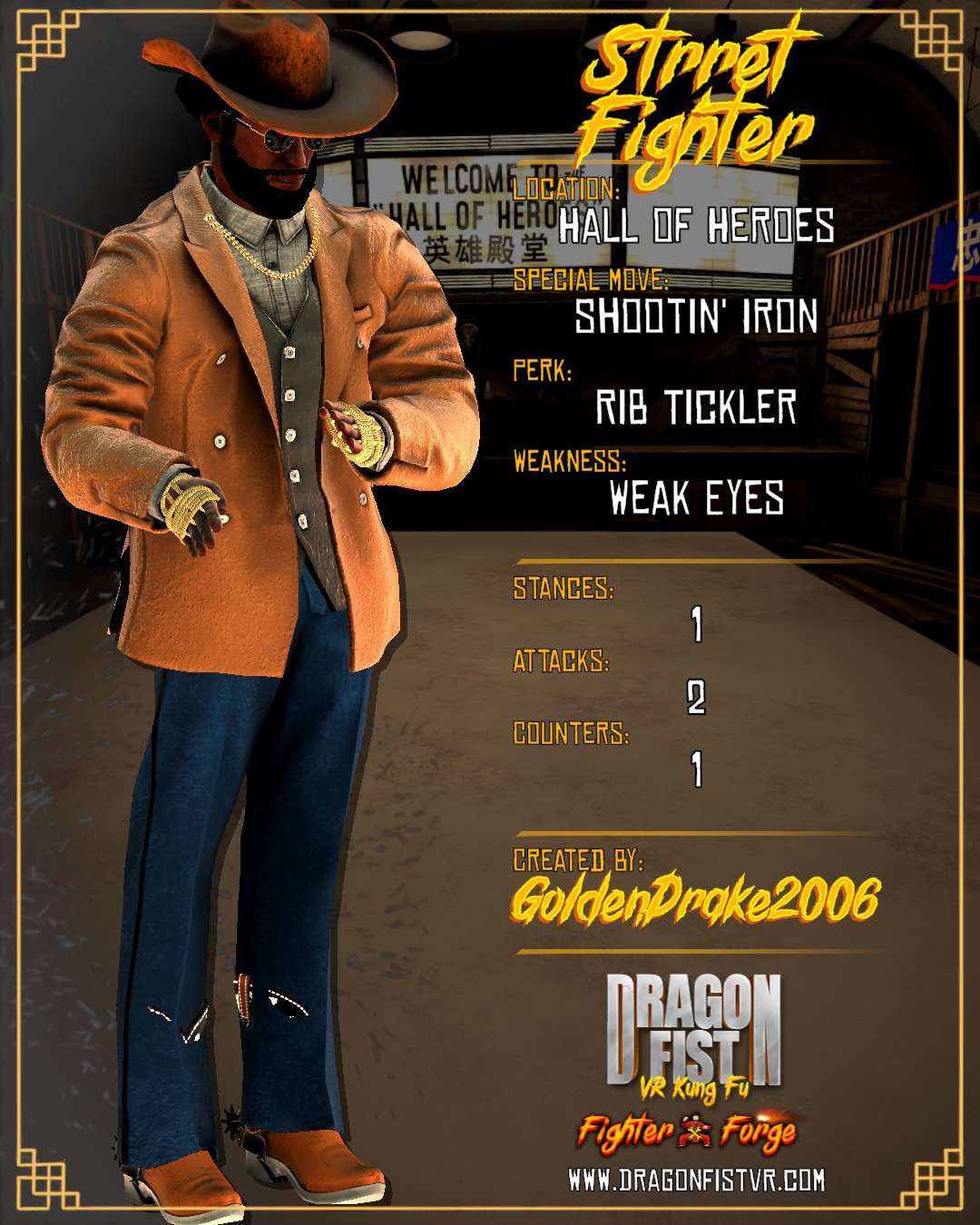 Strret Fighter - Created By: GoldenDrake2006